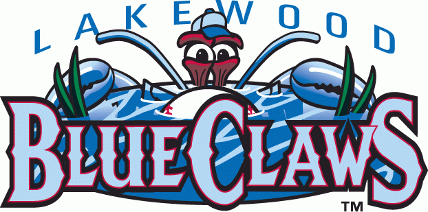 Lakewood BlueClaws 2001-2009 Primary Logo iron on paper